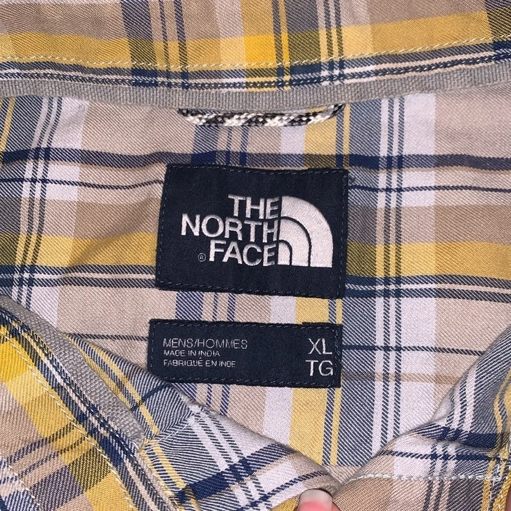 The North Face Men’s Plaid Button Down Collared Lumberjack Shirt Size XL